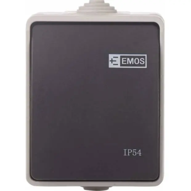 A1398 Přepínač 250 V/10 AX IP54 1 tlačítko EMOS Akce