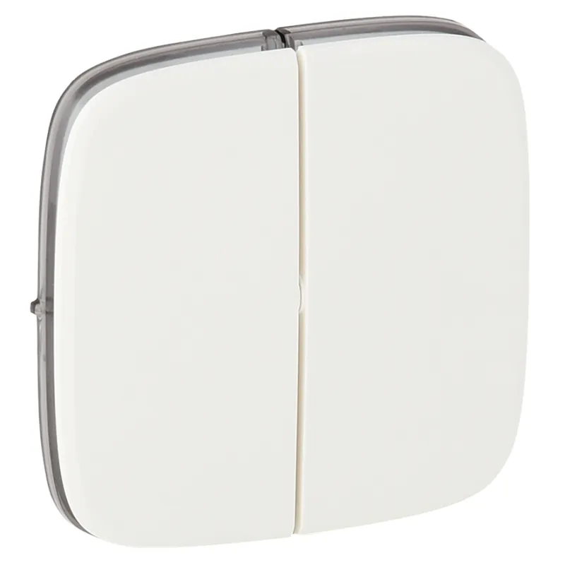 Ověřený Kryt dvojtého spínače univerzálního Legrand Valena Allure 755025, bílá