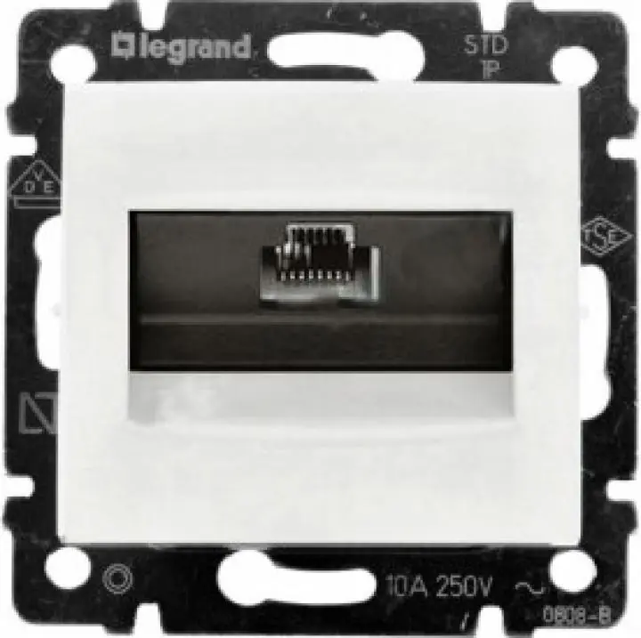 Zásuvka Legrand Valena 1xRJ45 UTP cat5e, 774238, 1 výstraha, bílá Přímo Od Výrobce