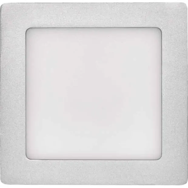 Výprodej ZM6232 LED panel 170×170, přisazený stříbrný, 12W neutrální bílá EMOS Lighting