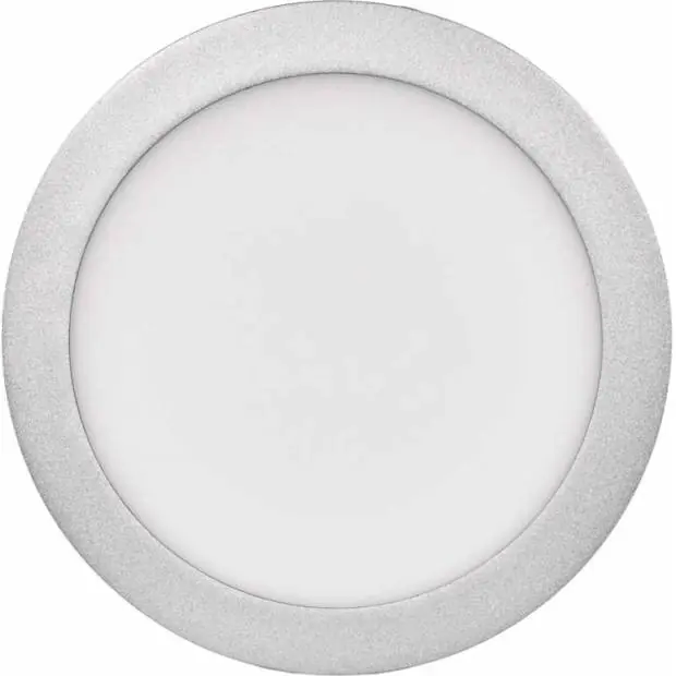 Novinka ZM5242 LED panel 224mm, kruhový přisazený stříbrný, 18W neutr. bílá EMOS Lighting