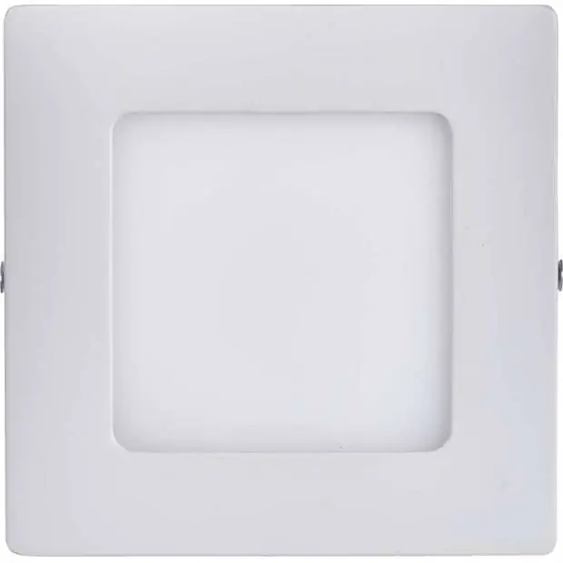 Super Cena ZM6121 LED panel 120×120, přisazený bílý, 6W teplá bílá EMOS Lighting