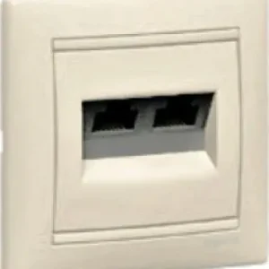 Doprava Zdarma Zásuvka Legrand Valena 2xRJ45 UTP cat5e, 774139, 2 výstupy, béžová