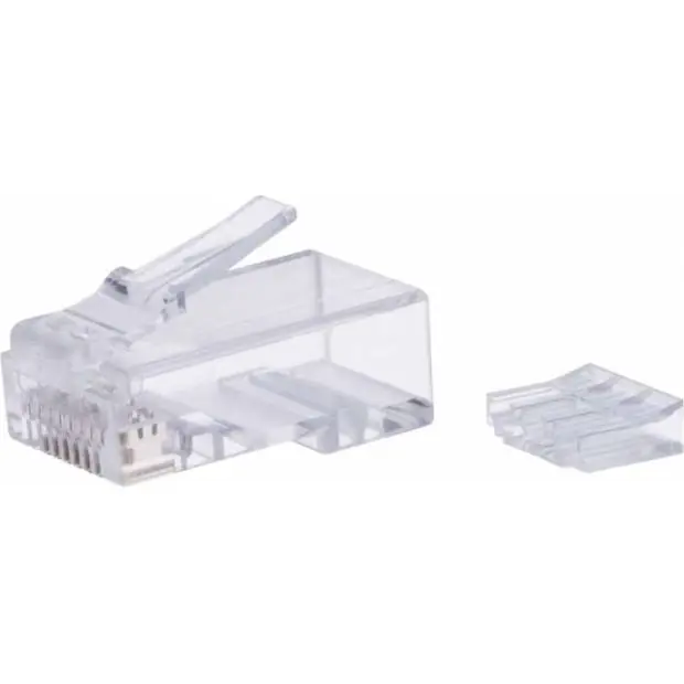 K0103 Konektor RJ45 pro UTP kabel (drát), bílý EMOS Doprava Zdarma