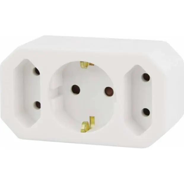 Aktuální P00272 Zásuvka rozbočovací 3 x SCHUKO EMOS