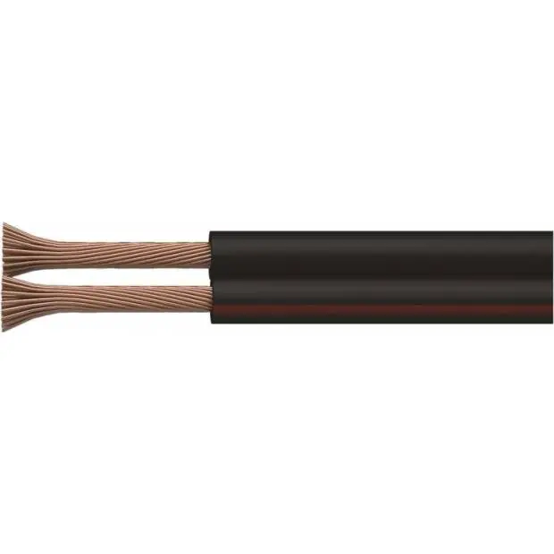 Akční Cena S8290 Dvojlinka nestíněná 2x1,5mm černo-rudá, 100m EMOS