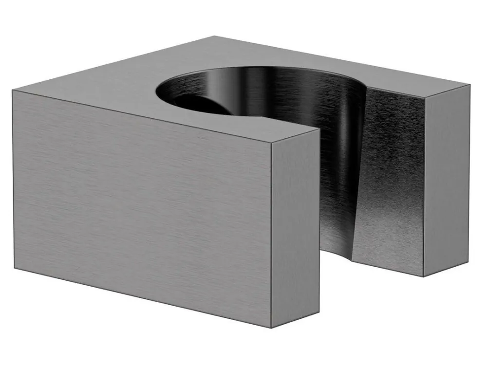 Držák sprchy hranatý, pevný, gun metal Pouze Dnes