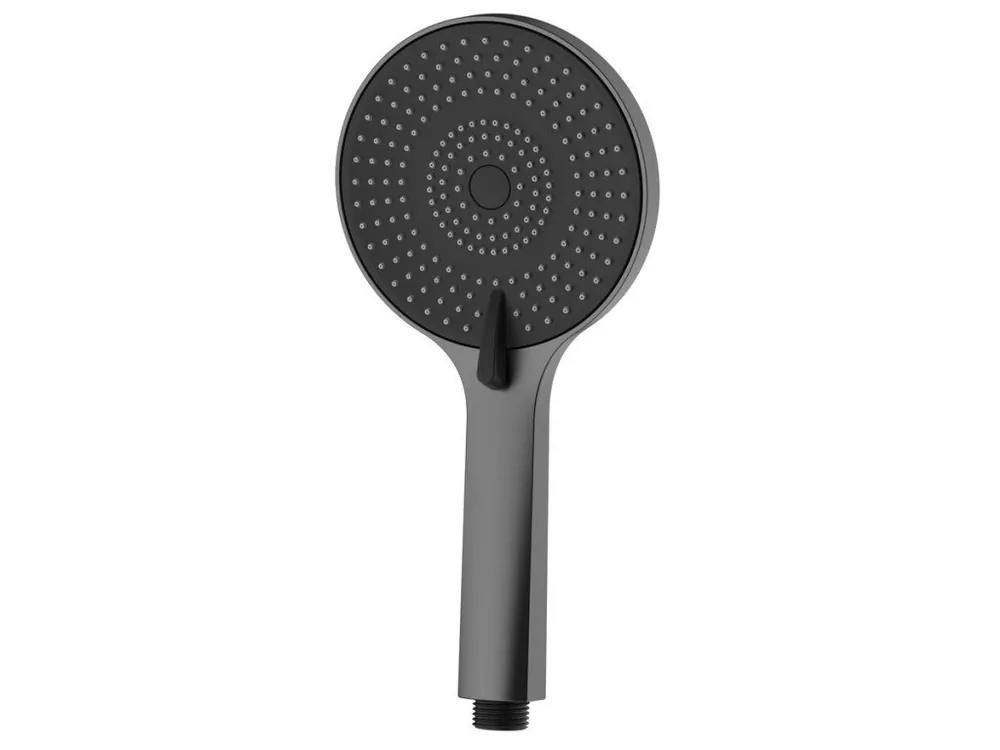 Akční Cena Ruční masážní sprcha, 3 režimy sprchování, silikon trysky, průměr 120mm, ABS/gun metal