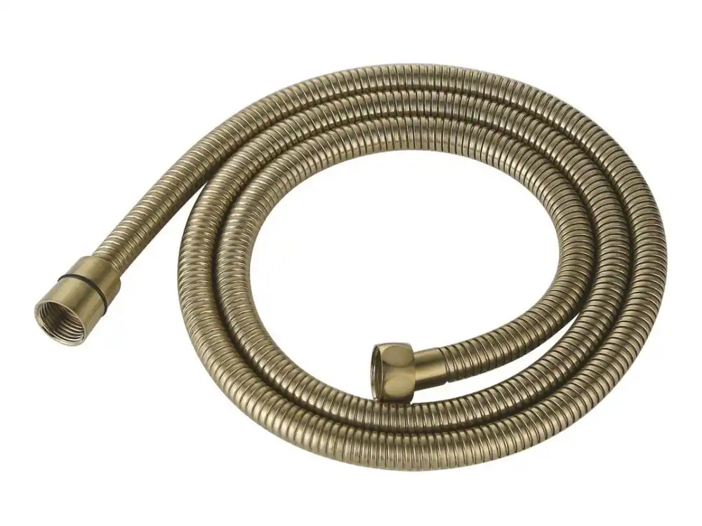 Nejlepší Volba POWERFLEX kovová sprchová hadice, 150cm, zlato mat