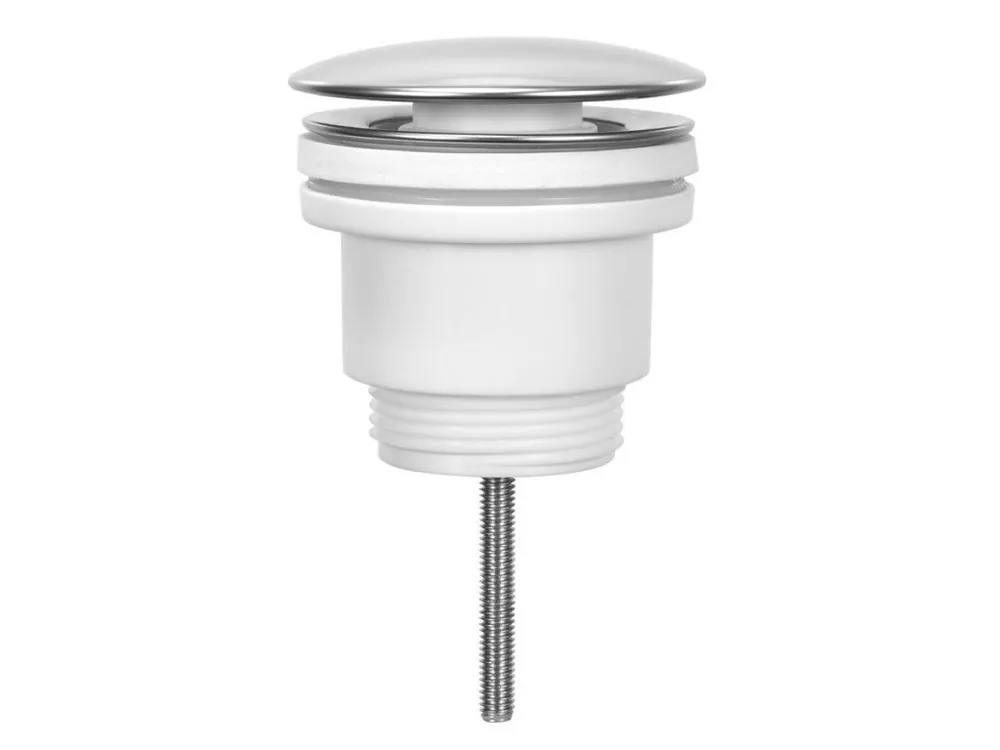 Umyvadlová výpust 5/4“, click-clack, velká zátka, 5-46mm, ABS/chrom Doprava Zdarma