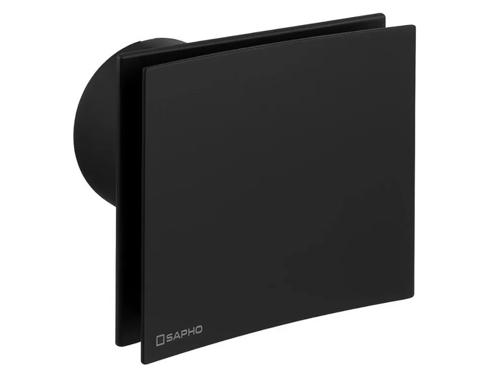 Ihned K Objednání EIRA koupelnový ventilátor axiální s časovačem, 15W, potrubí 100mm, černá