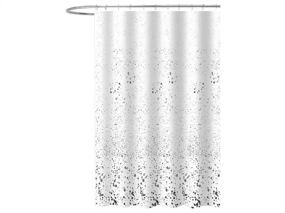 Objednat Nyní Sprchový závěs 180x180cm, polyester, bílá, kaňky