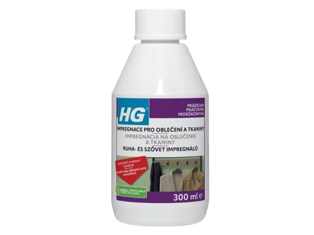 Sezónní Sleva HG impregnace pro oblečení a tkaniny