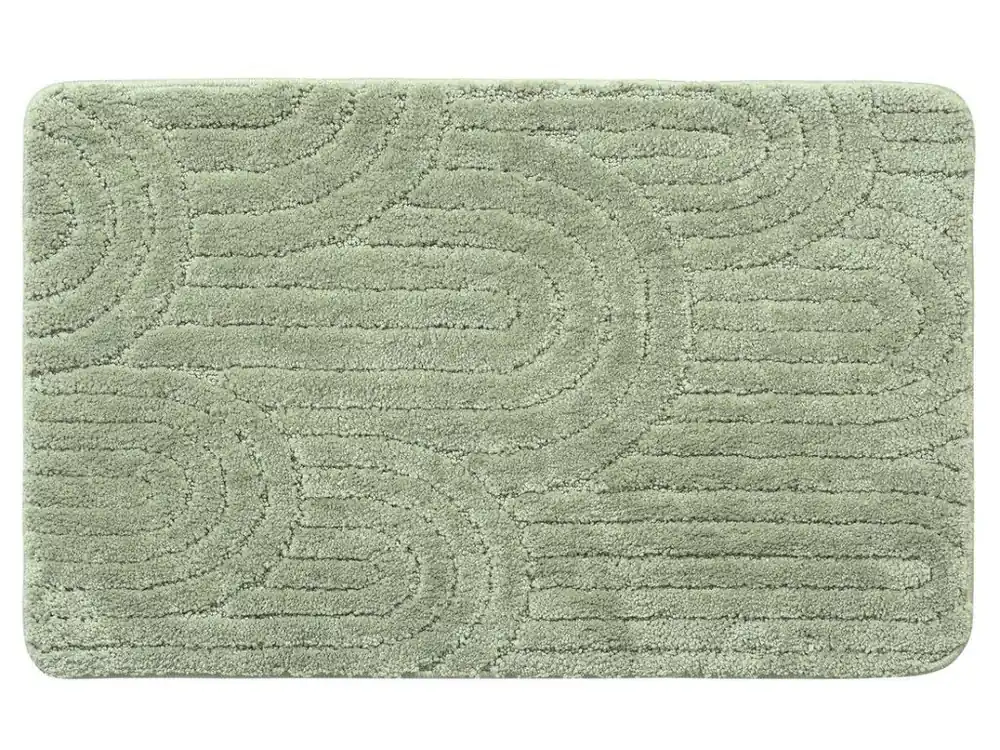 RIST koupelnová předložka, 50x80cm, 100% polyester, protiskluz, zelená Sezónní Sleva