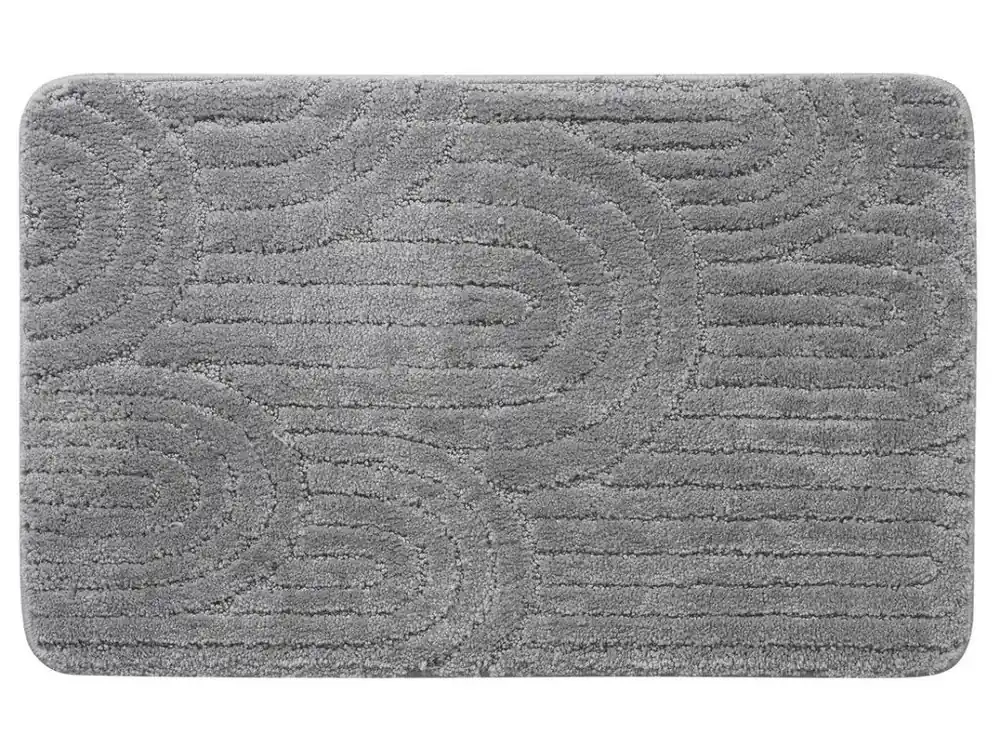 RIST koupelnová předložka, 50x80cm, 100% polyester, protiskluz, šedá Must-Have