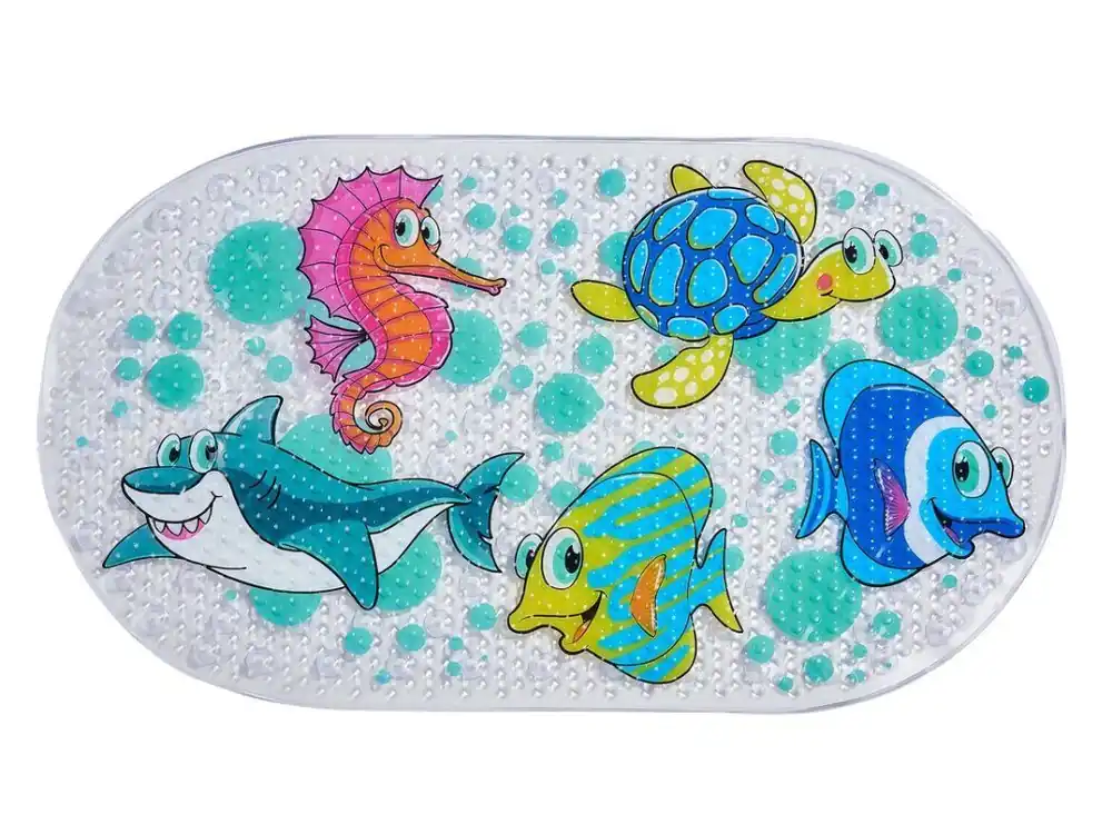 Přímo Od Výrobce Aqualine podložka do vany SEA 8532, 69x39cm, s protiskluzem, PVC multicolor