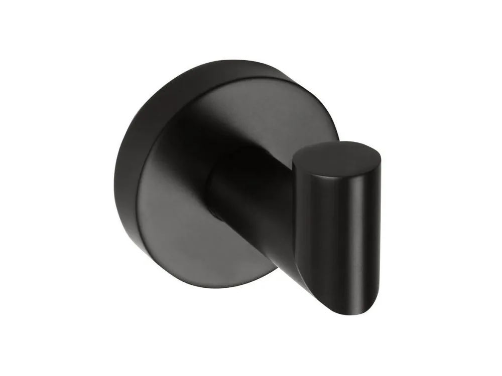 X-ROUND BLACK háček, černá mat Dokud Zásoby Vydrží