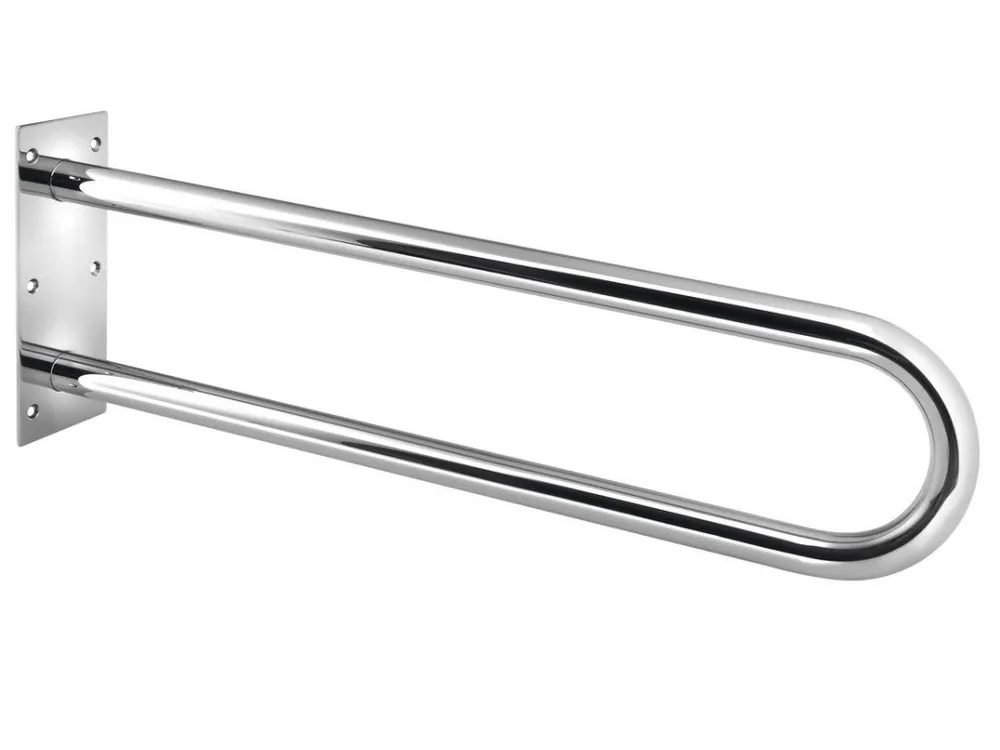 Finální Výprodej HANDICAP opěrné pevné madlo tvar U 600mm, nerez lesk