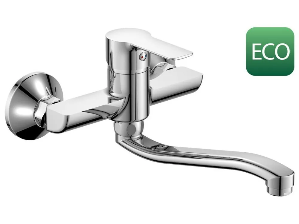 Jen Po Omezenou Doba BARON ECO 6 l/min, nástěnná baterie, chrom