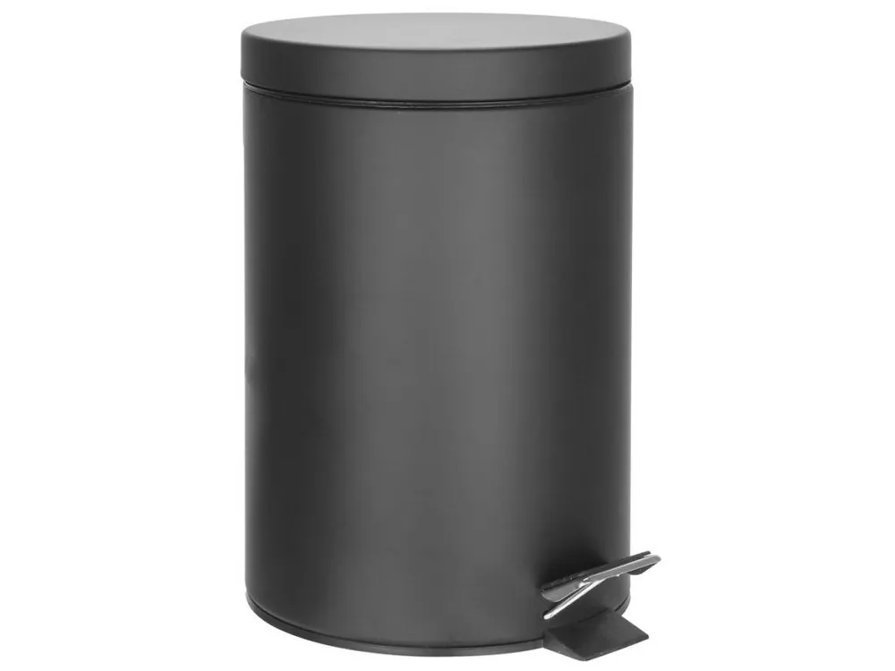 SIMPLE LINE odpadkový koš kulatý 12l, černá mat Kup Teď