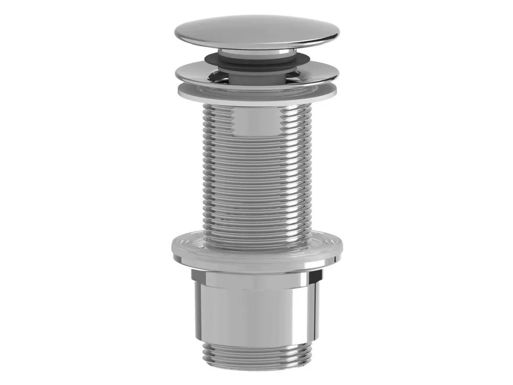 Umyvadlová výpust 5/4“, click-clack, velká zátka, 10-80mm, ABS/chrom Cenová Bomba