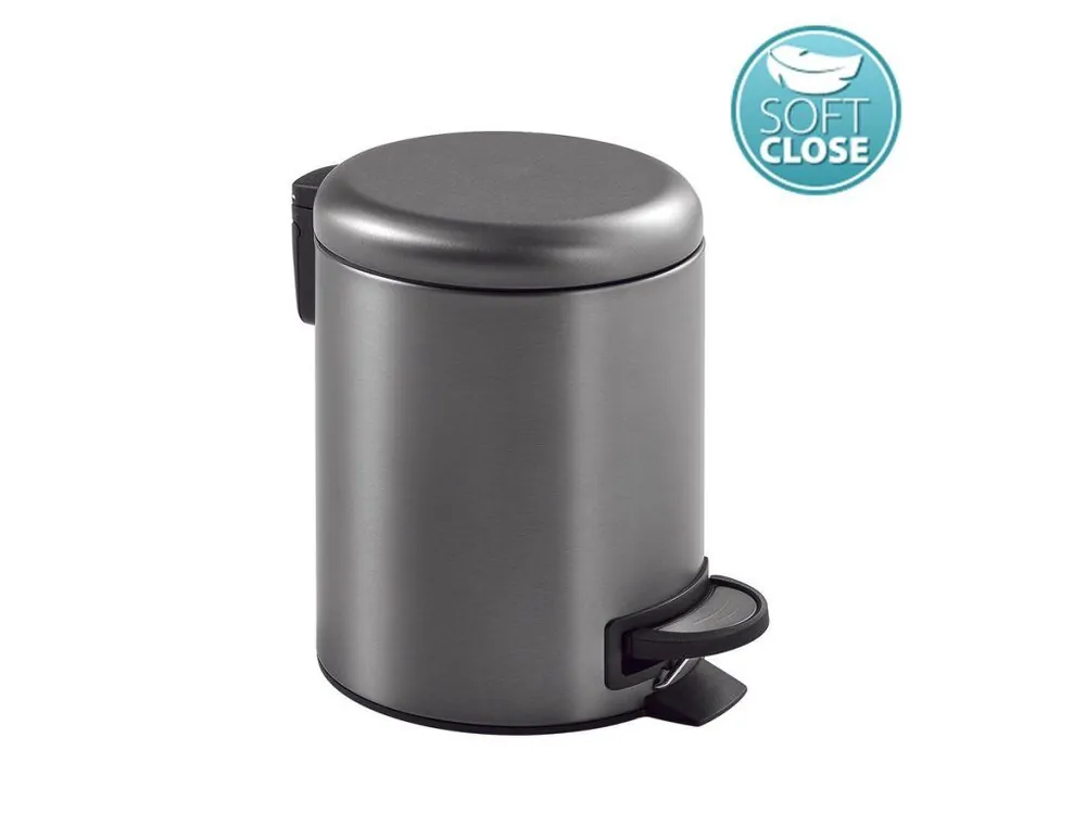 POTTY odpadkový koš 3l, Soft Close, gun metal Finální Výprodej