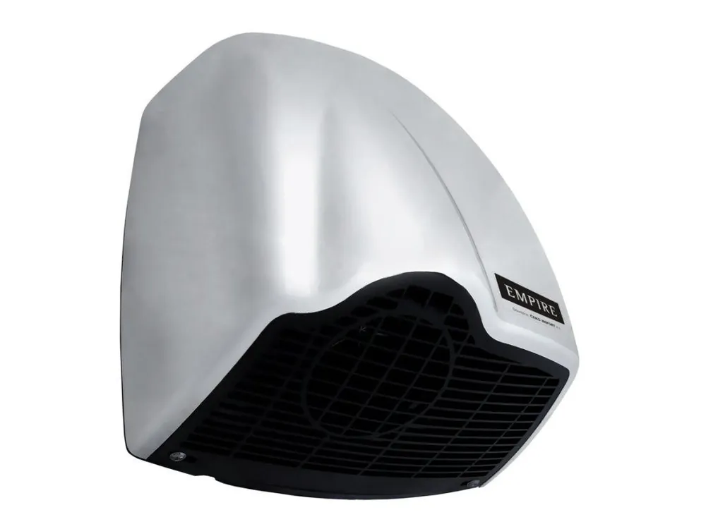 Autentický EMPIRE U-NIK AUTOMATIC bezdotykový tryskový osoušeč rukou 230 V, 1850 W, 262x305x165mm, ABS plast, stříbrná lesk