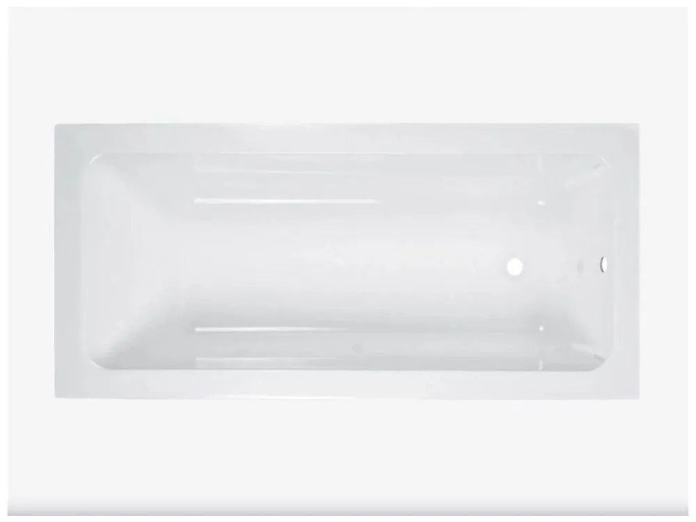Lansanit vana obdélníková Lit EX 1600x700 mm, bílá, včetně nohou Značkový