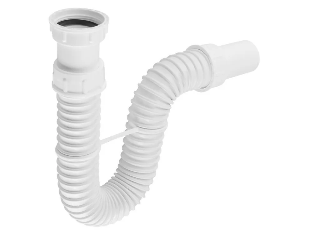Finální Výprodej FLEXY dřezový sifon flexibilní 6/4", DN40, bílá