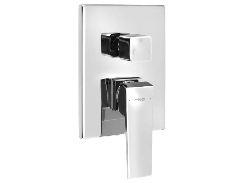 Aqualine podomítková sprchová baterie, box, 3 výstupy, RITMO RT043 chrom Vrácení Zdarma
