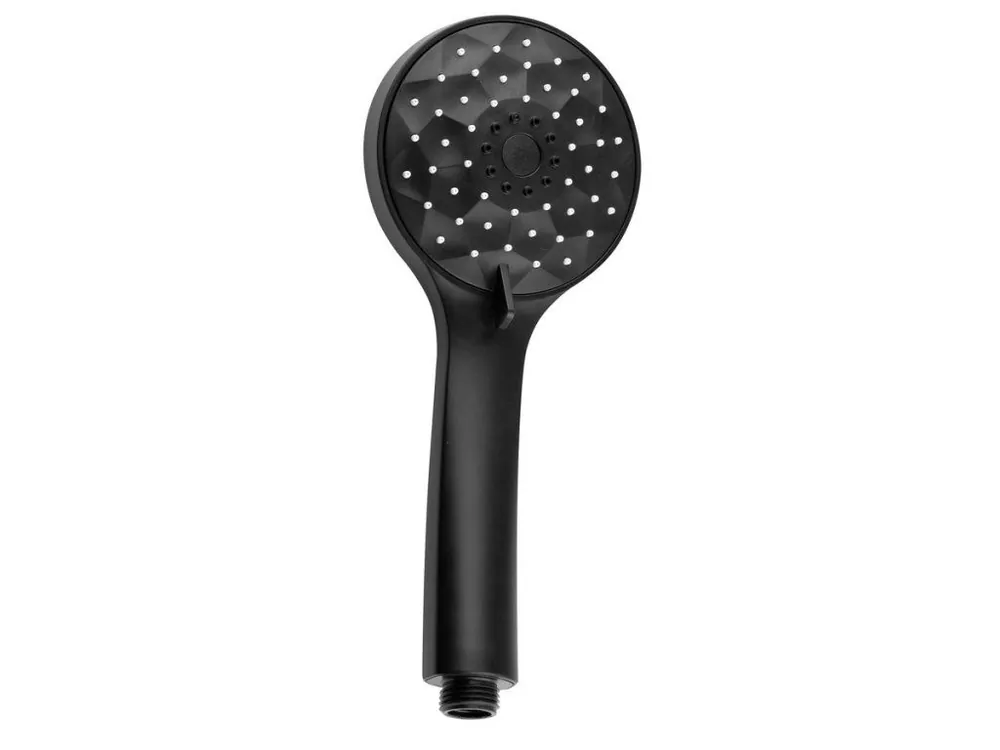 Originální Ruční masážní sprcha, 4 režimy sprchování, průměr 101mm, ABS/černá mat