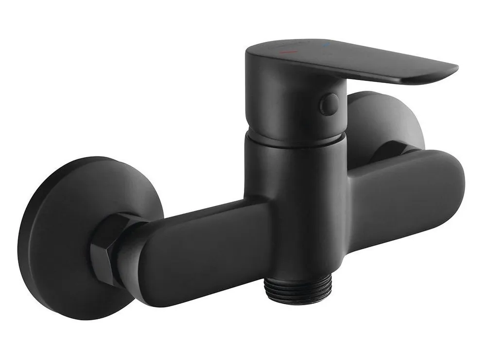 Aqualine nástěnná dřezová baterie 3/4", bez ramínka, LOTTA LT641B černá mat Super Cena