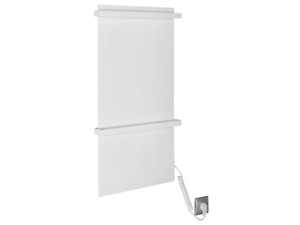 Sapho elektrický sušák ručníků 400x800 mm, 120 W, hliník, ELMIS EB420 bílá mat Poslední Šance