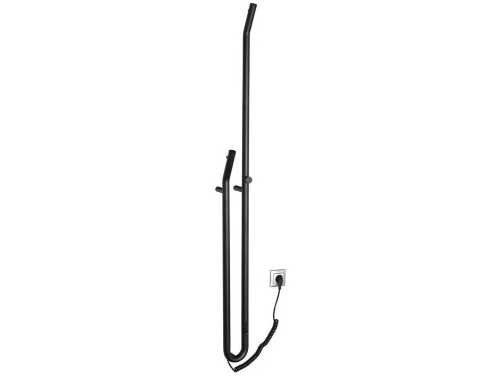 Jen Po Omezenou Doba Sapho elektrický sušák ručníků s časovačem, 122x1700mm, 45 W, DUOPASSO ER330 černá mat