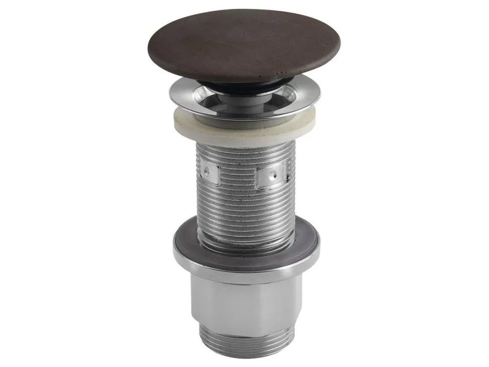 Sapho umyvadlová výpust 5/4“, click-clack, betonová zátka, FG915 tmavě hnědá Cenová Bomba