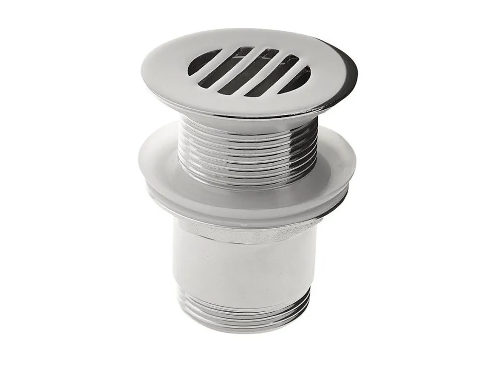 Umyvadlová výpust 5/4“, neuzavíratelná, tl.25-50mm, chrom Akční Nabídka