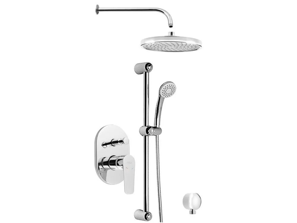 Aqualine podomítkový sprchový set s pákovou baterií, 2 výstupy LOTTA LT744, chrom Nová Kolekce