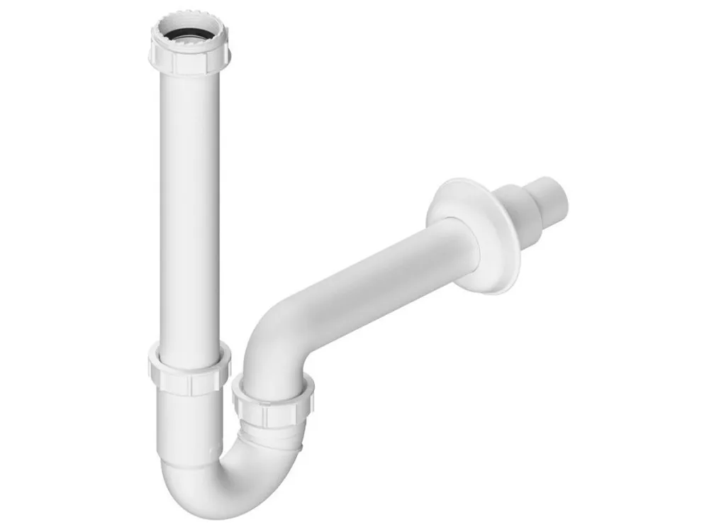 Umyvadlový U sifon 5/4", DN40, bílá Přímo Od Výrobce
