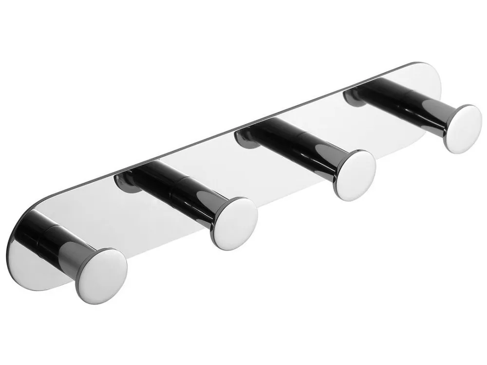 Víkendová Akce Sapho samolepící čtyřháček X-ROUND XR221, nerez lesk