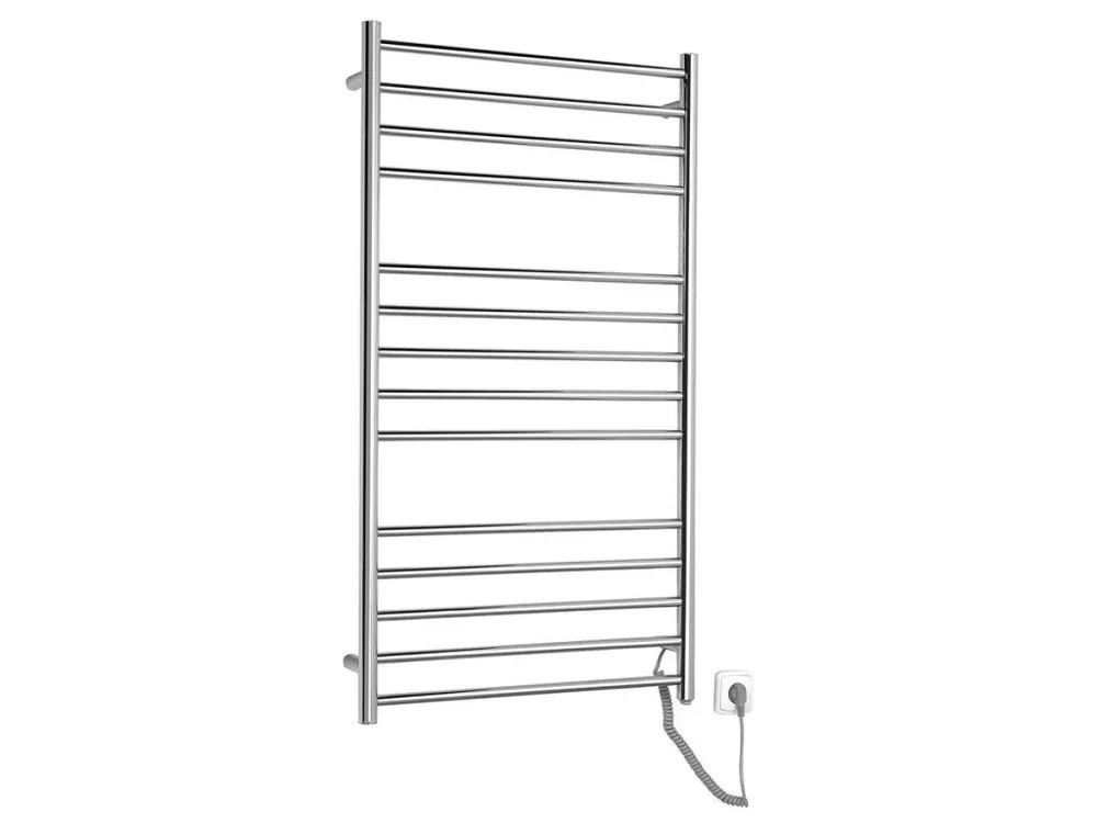 REDONDO elektrický sušák ručníků, kulatý, 630x1160 mm, 130 W, nerez lesk Vysoce Kvalitní