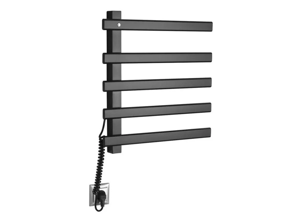 Elcor elektrický sušák ručníků 480x520x50 mm, 63 W, černá mat Nejprodávanější