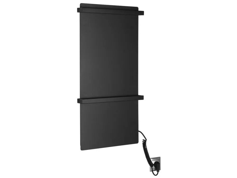 Elmis elektrický sušák ručníků 400x800 mm, 120 W, hliník, černá mat Oblíbený