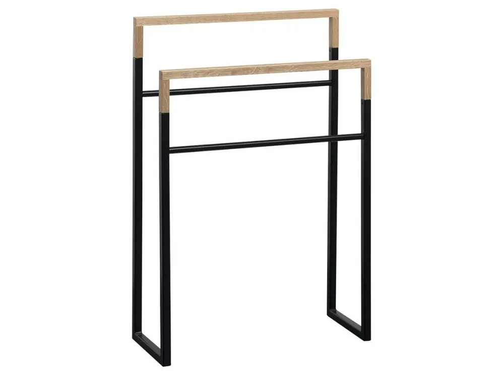 Objednat Nyní SKA stojan na ručníky 550x800x200mm, černá mat/dub