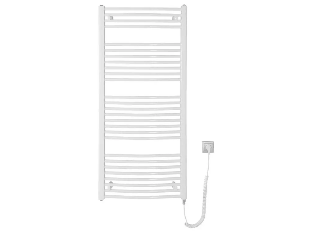 ORBIT-E elektrické otopné těleso oblé 600x1320 mm, 600 W, bílá Nejlepší Volba