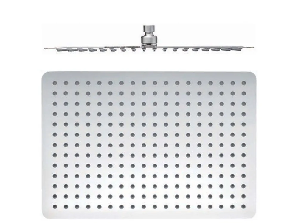 Bezpečná Platba SLIM hlavová sprcha, 400x300mm, nerez lesk