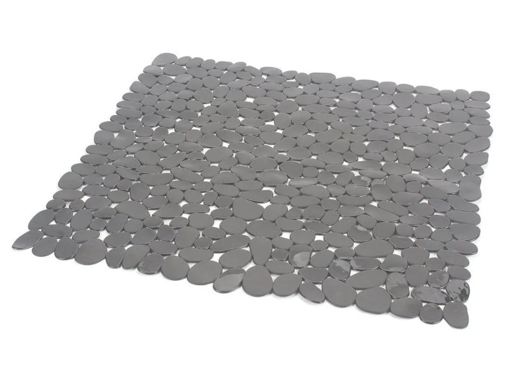 RIVER podložka do sprchového koutu, 54x54 cm, s protiskluzem, PVC, šedá Speciální Cena