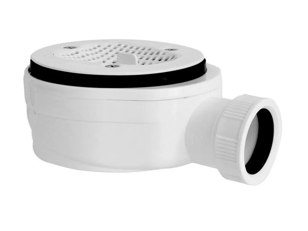 Zlevněný GELCO vaničkový sifon, prům. otv. 90mm, DN40, extra nízký, pro vaničky s krytem