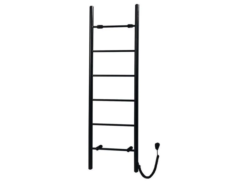 Karbo elektrický sušák ručníků, kulatý, 500x1600mm, 120 W, černá mat Nejprodávanější