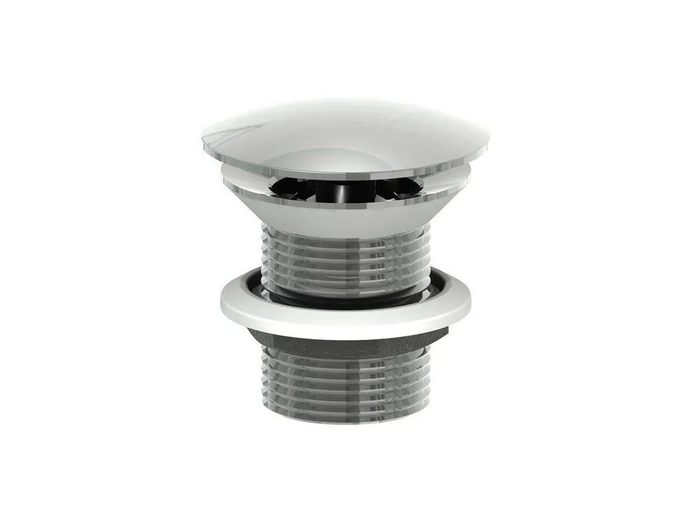 Expresní Doručení MINIMAL umyvadlová výpust 5/4“, neuzavíratelná, velká krytka, tl.30-60mm, nerez mat