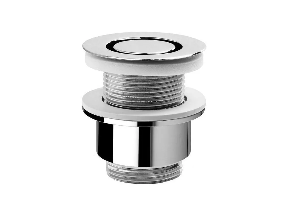 Umyvadlová výpust 5/4“, neuzavíratelná, design krytka, tl.30-45mm, chrom Nízká Cena